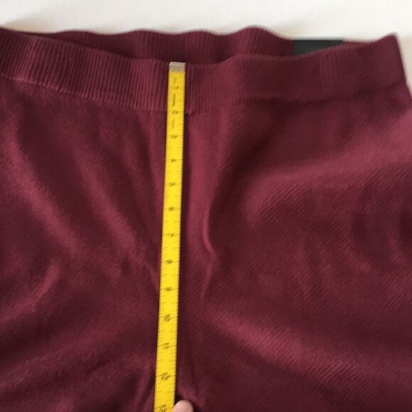 NWT Torrid Full Length Signature Waist Sweater Maroon Leggings Joggers Sz 3 - Picture 10 of 16